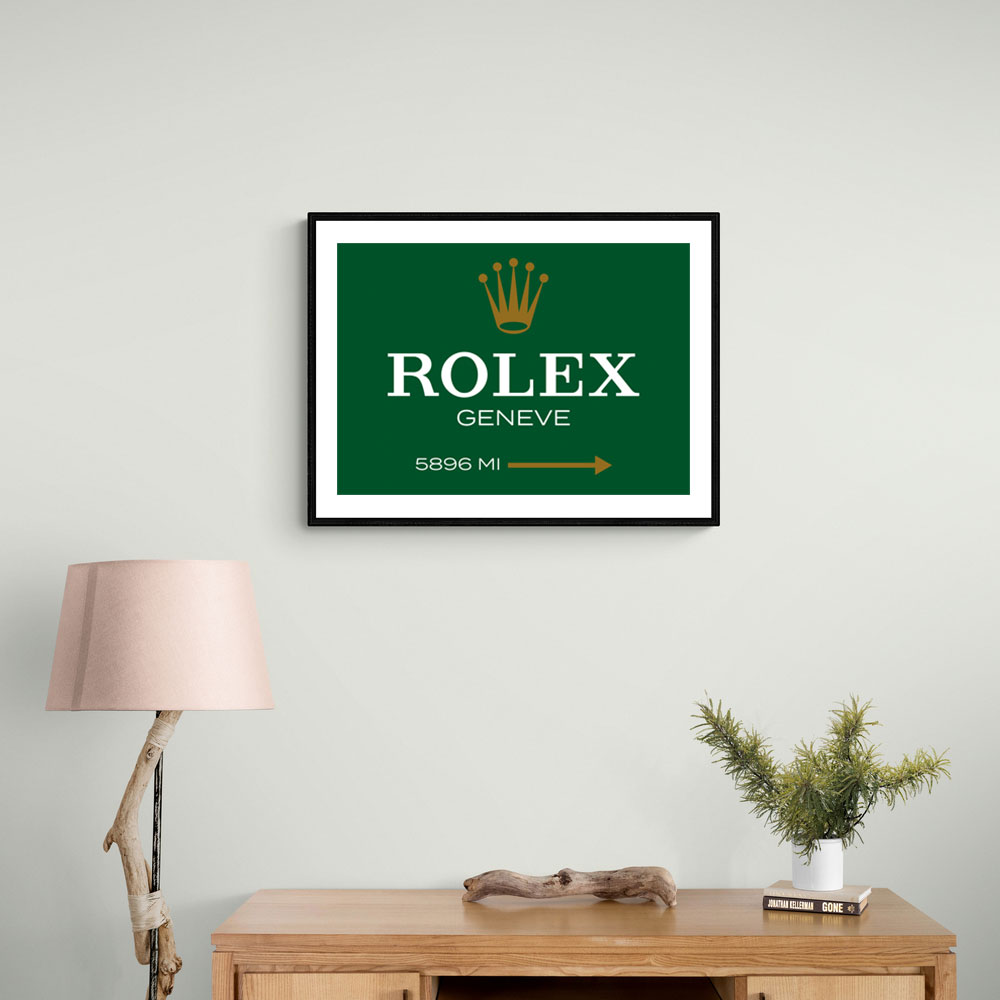 Rolex sale green background